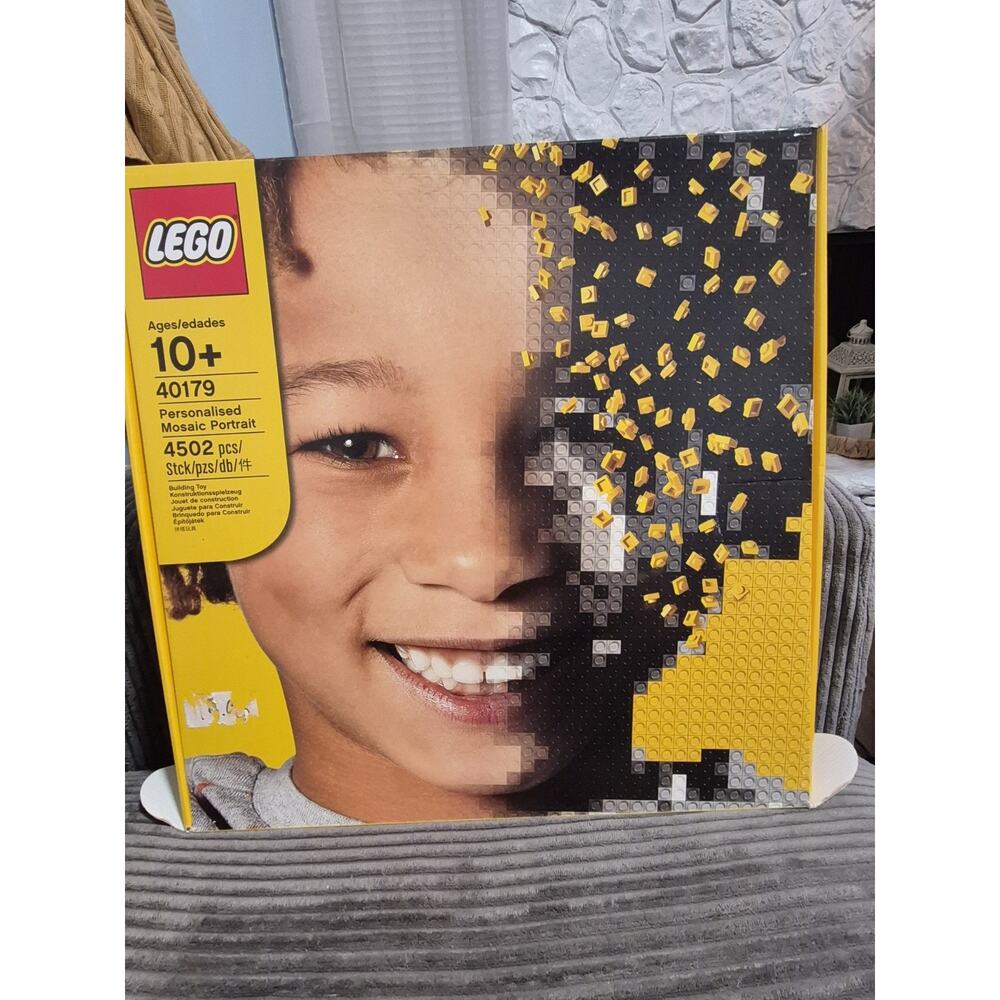 NEW LEGO 40179 Personalised Mosaic Portrait 4502 PCS Personalized Building Toys